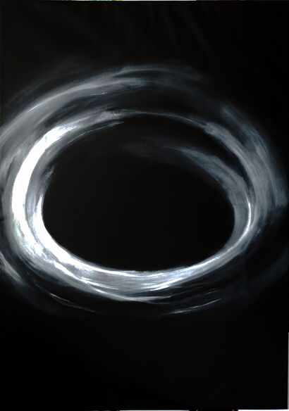 The Black Vortex 2025 - a Paint Artowrk by Marco  Droghetti 